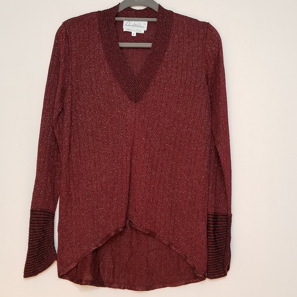 Small red Daniel & Rebecca long sleeve top 211